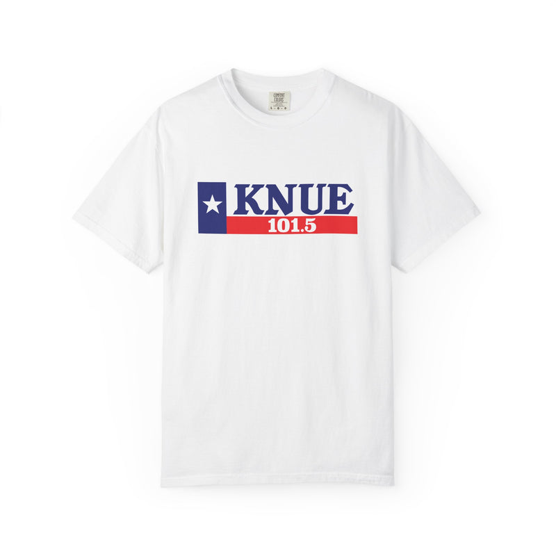 101.5 KNUE Unisex Garment-Dyed T-shirt