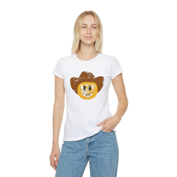 Cowboy Smiley T-Shirt Women's Fit