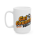 Cat Country 107.3 Ceramic Mug, (11oz, 15oz)