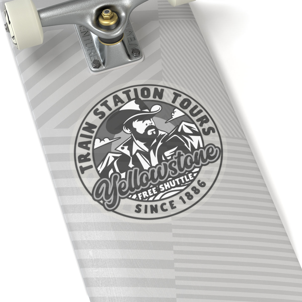 Yellowstone Train Station Tours Sticker