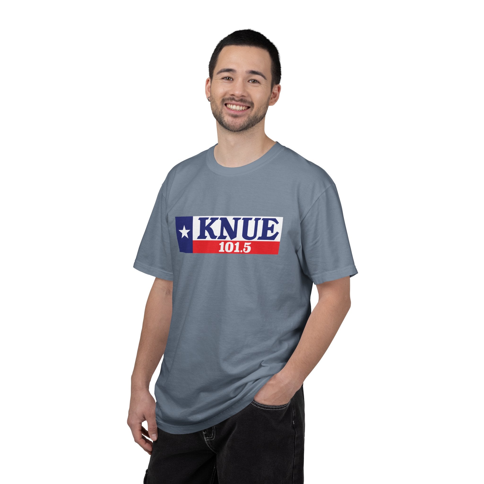 101.5 KNUE Unisex Garment-Dyed T-shirt