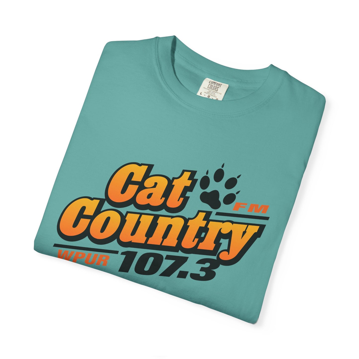 Cat Country 107.3 Unisex Garment-Dyed T-shirt