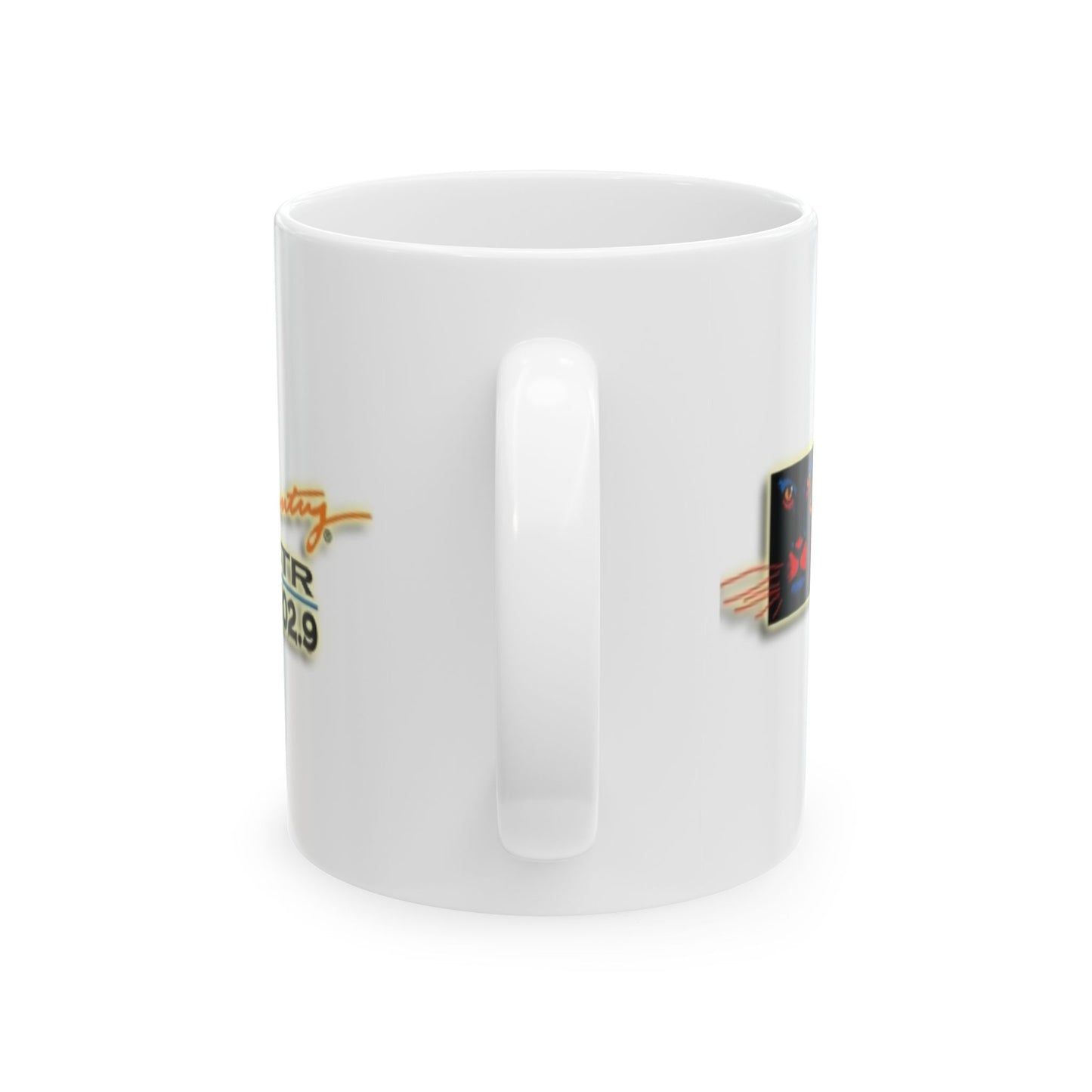 Retro Cat Country 102.9 KCTR Ceramic Mug, (11oz, 15oz)