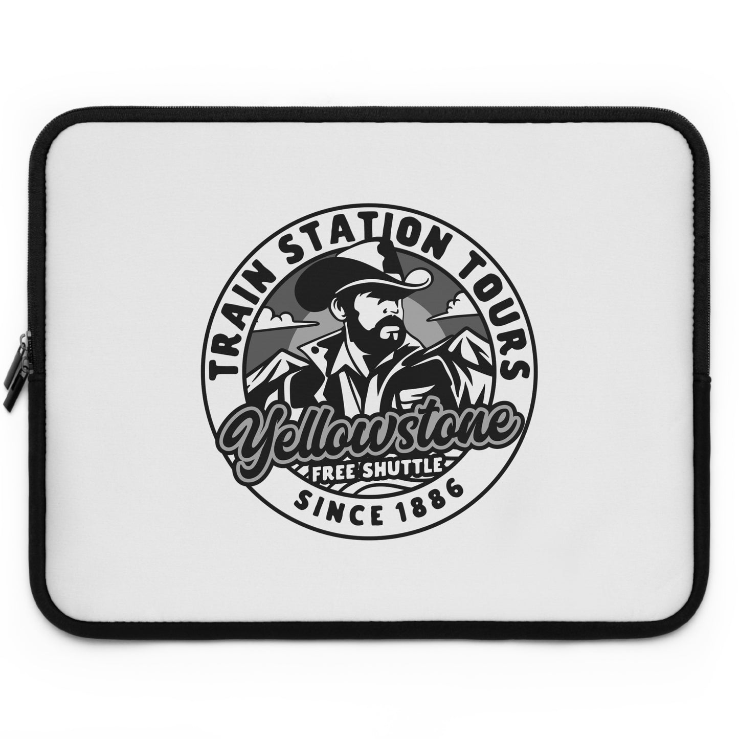 Yellowstone Train Station Tours Laptop Sleeve