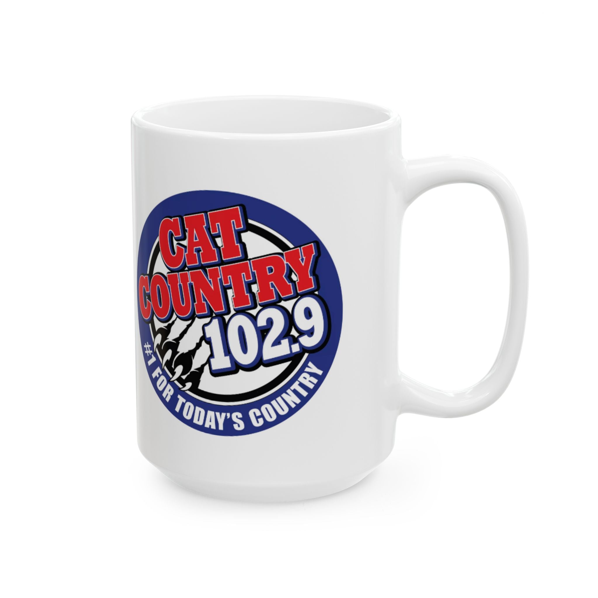 Cat Country 102.9 KCTR Ceramic Mug, (11oz, 15oz)