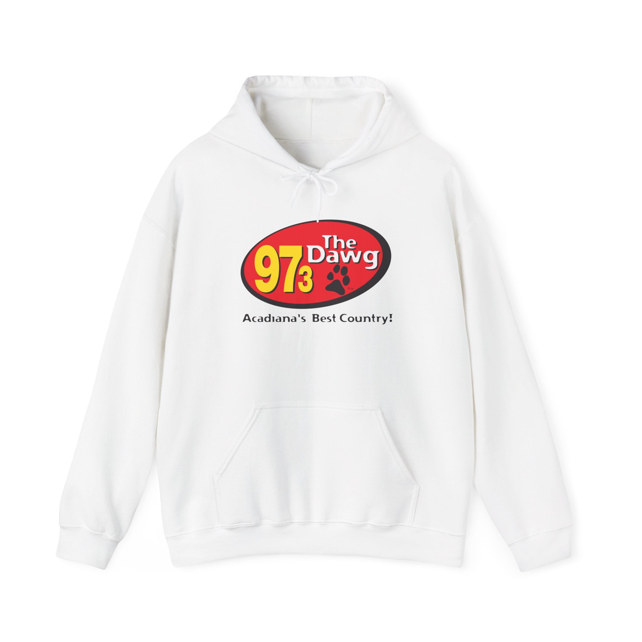 97.3 The Dawg Unisex Heavy Blend™ Hooded Sweatshirt