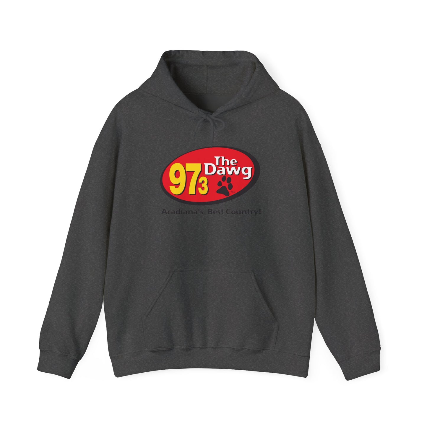 97.3 The Dawg Unisex Heavy Blend™ Hooded Sweatshirt