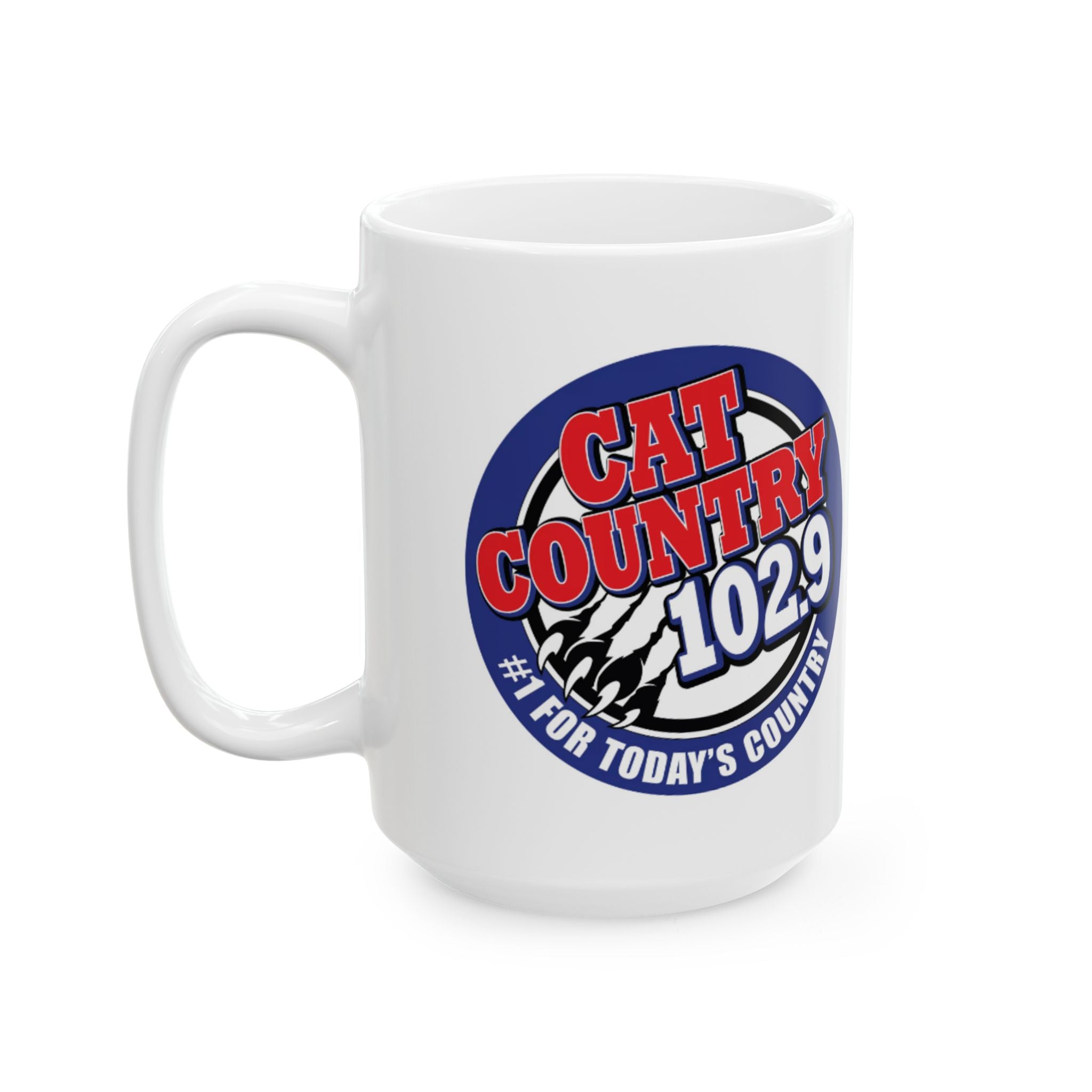 Cat Country 102.9 KCTR Ceramic Mug, (11oz, 15oz)