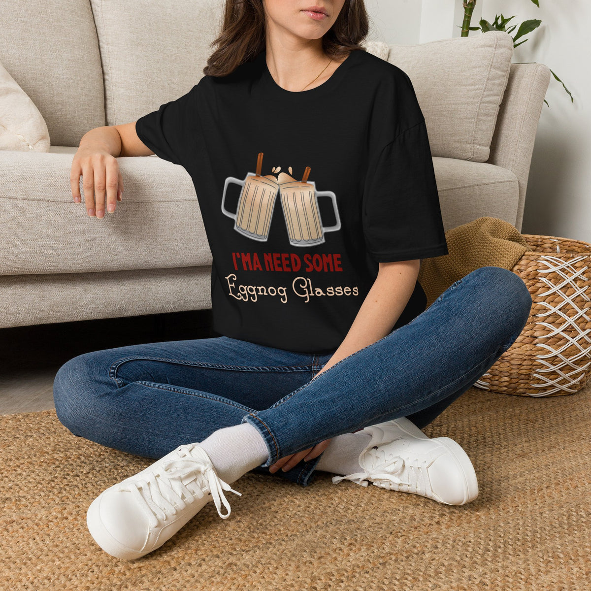 I'ma Need Some Eggnog Glasses T-Shirt
