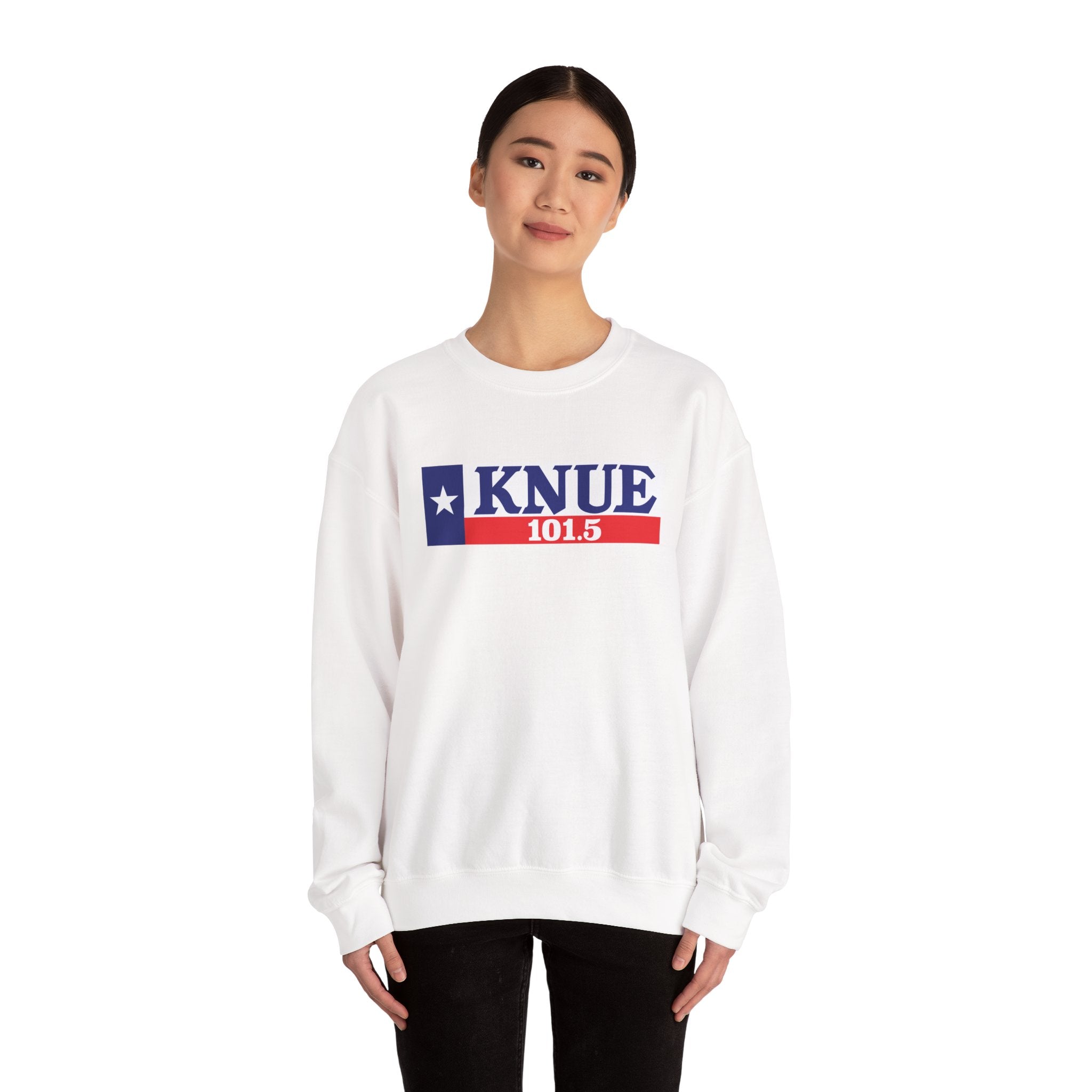 101.5 KNUE Unisex Heavy Blend™ Crewneck Sweatshirt