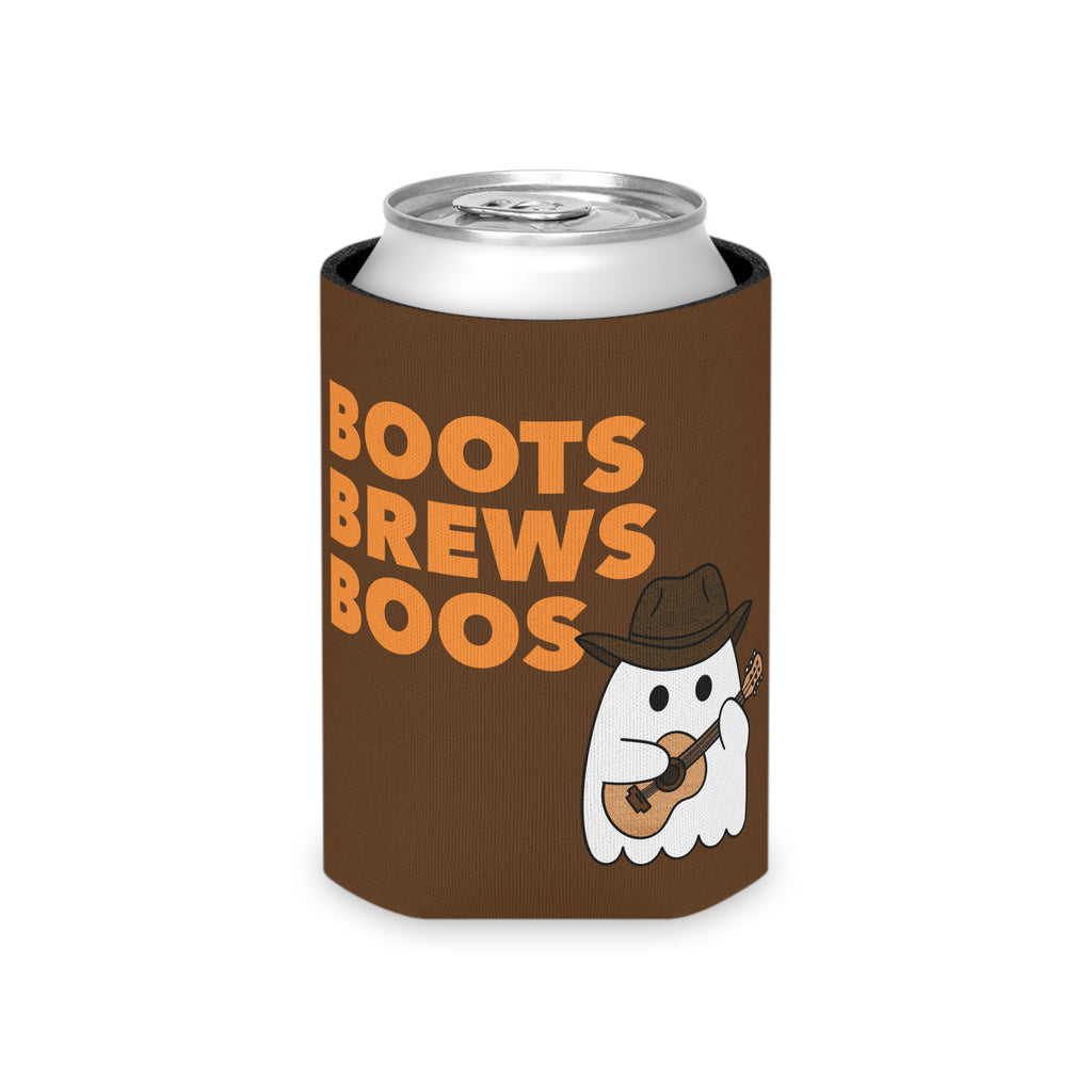 Boots Brews Boos Can Cooler