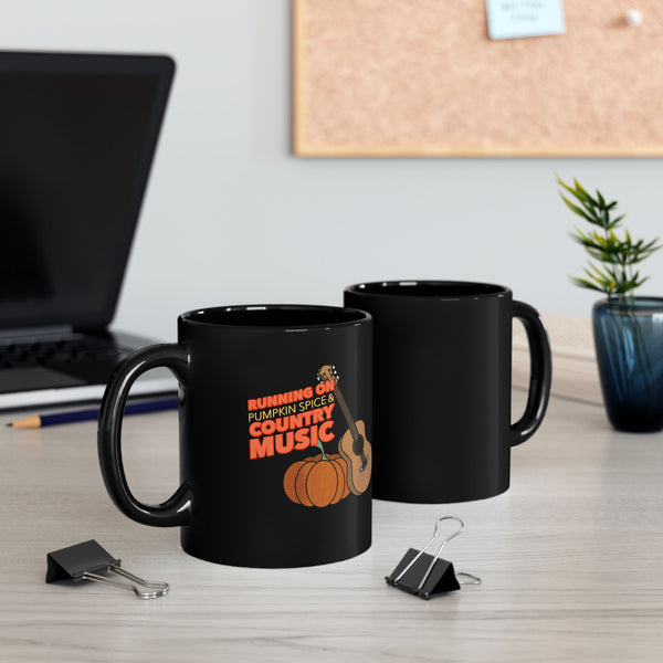 Running on Pumpkin Spice Country Music Mug