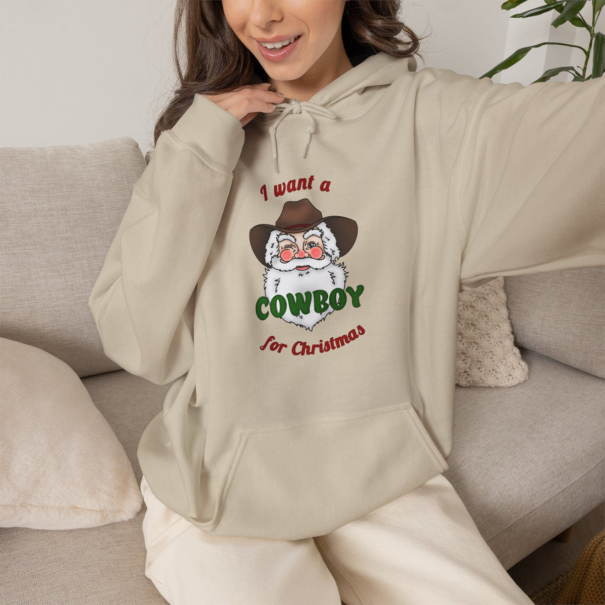 Cowboy Christmas Comfort Hoodie
