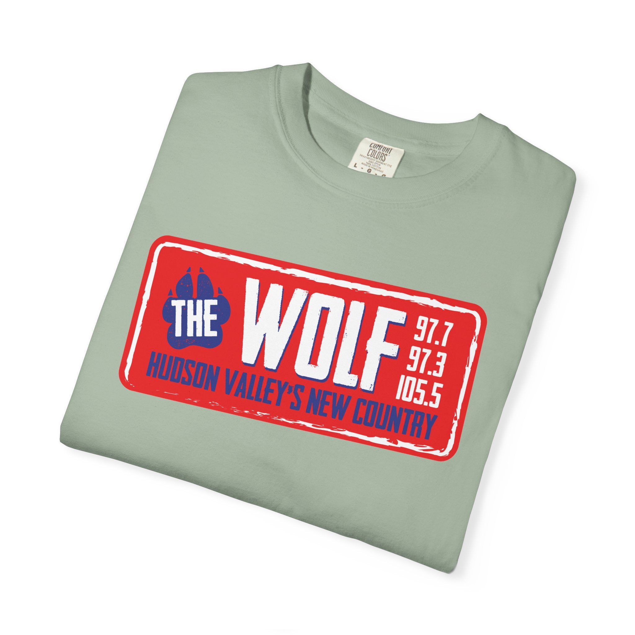 97.7/97.3 The Wolf Unisex Garment-Dyed T-shirt