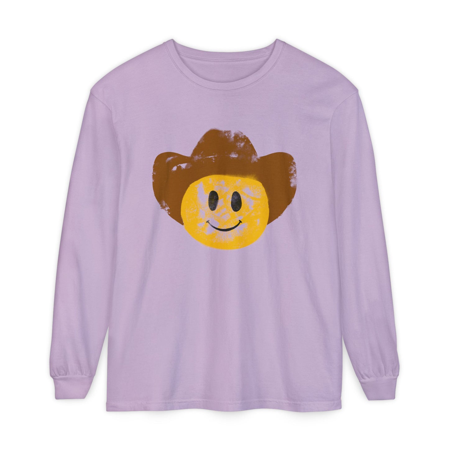 Cowboy SmileyLong Sleeve T-Shirt