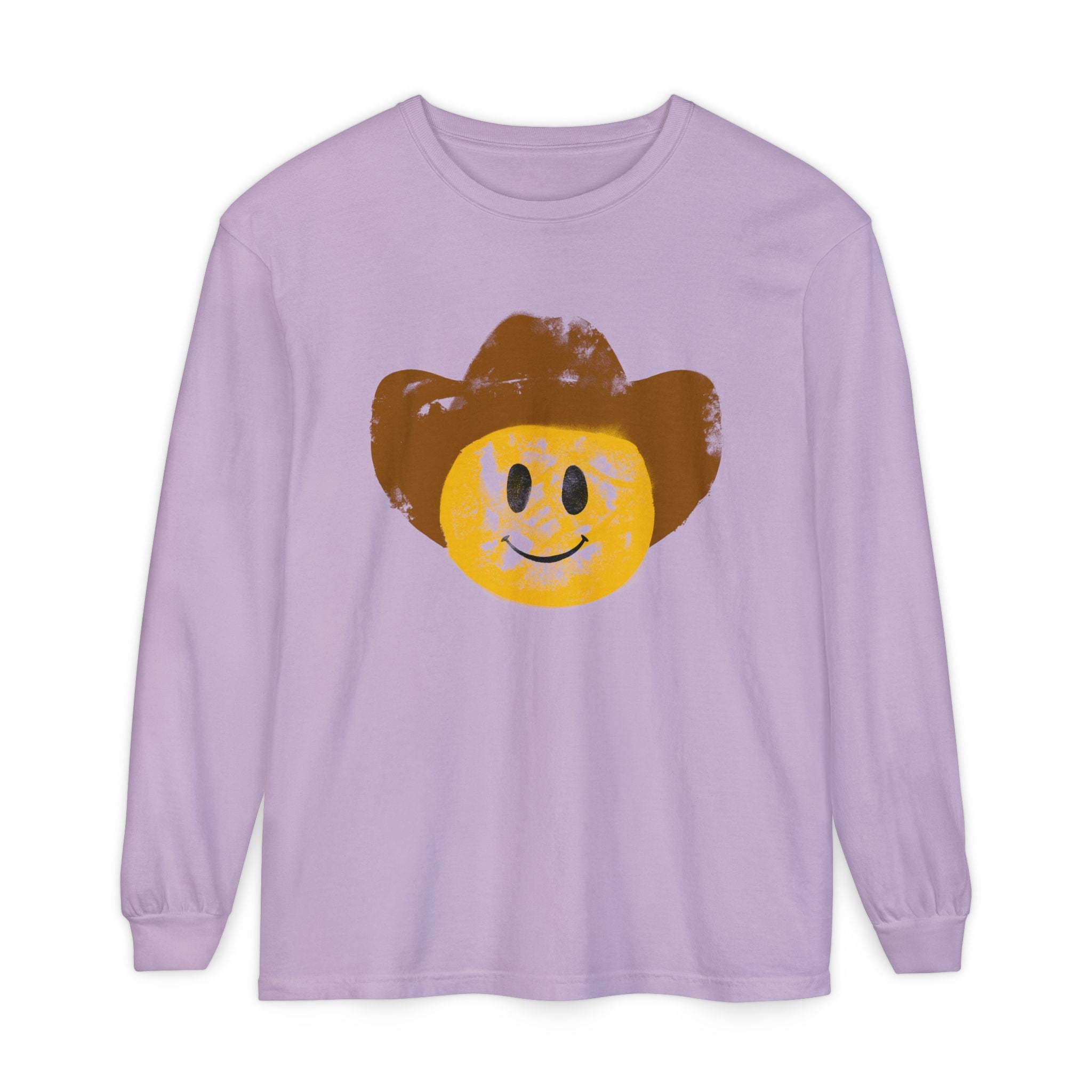Cowboy SmileyLong Sleeve T-Shirt