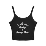 Cowboys & Country Spaghetti Strap Tank Top