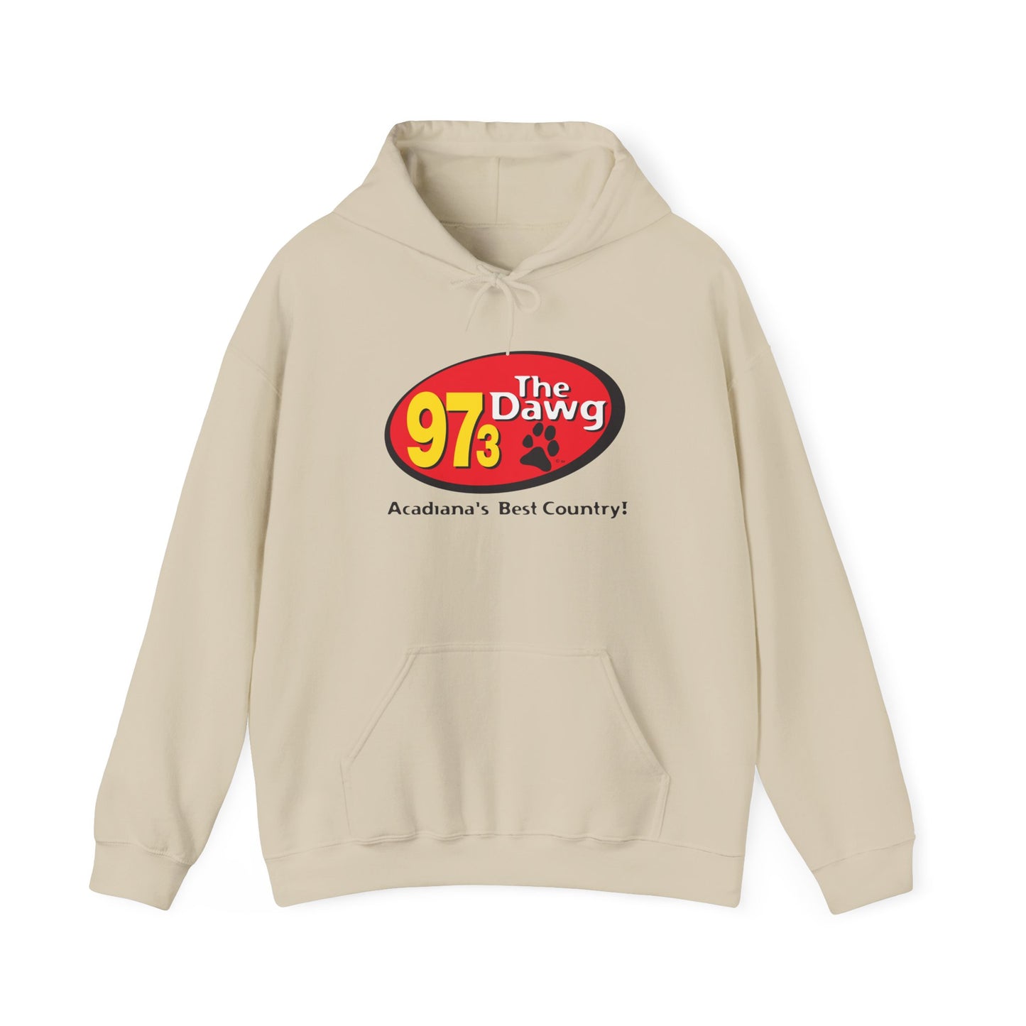 97.3 The Dawg Unisex Heavy Blend™ Hooded Sweatshirt