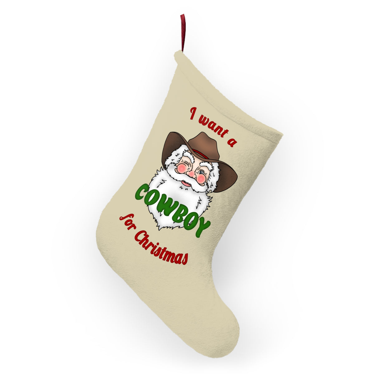 Cowboy Christmas Stocking