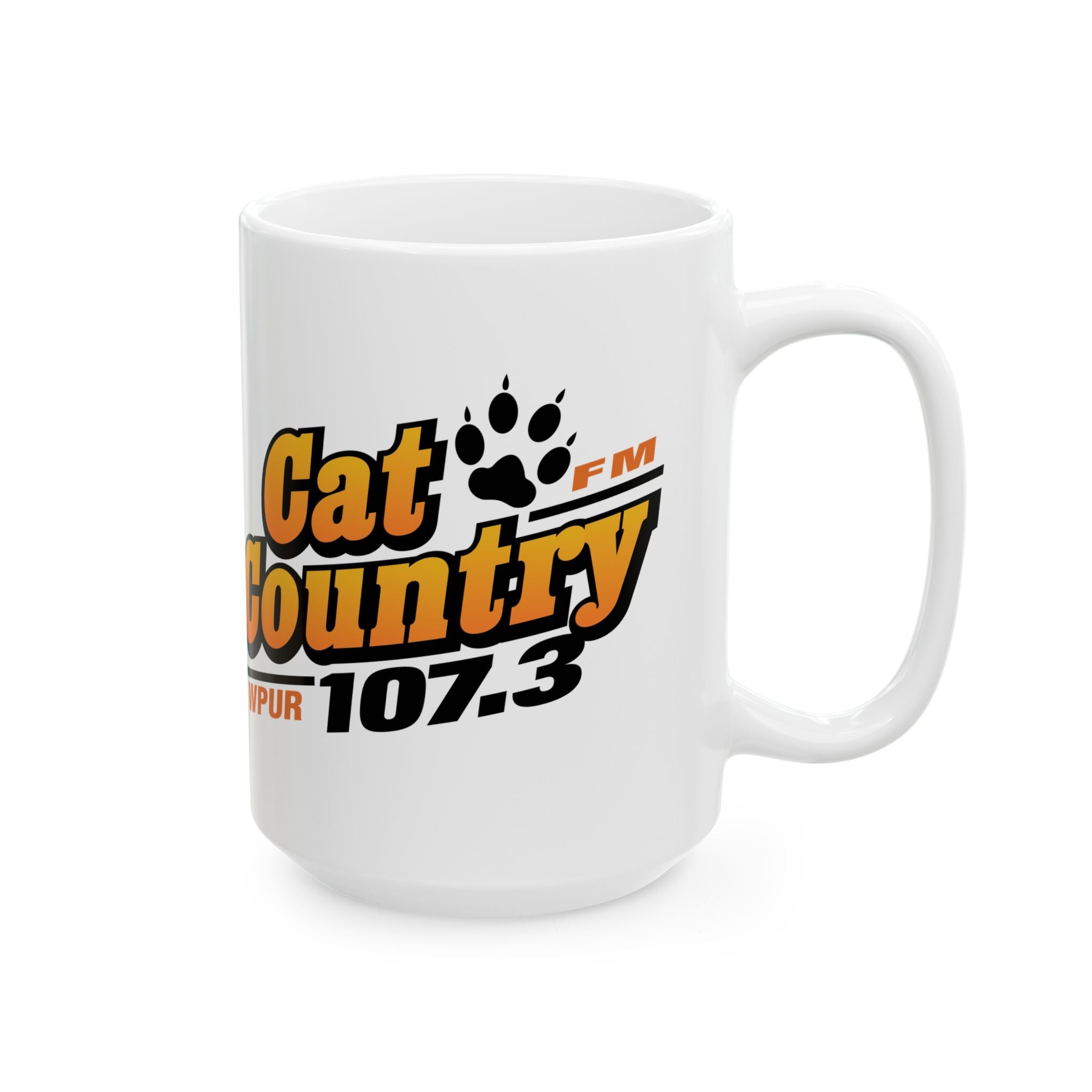 Cat Country 107.3 Ceramic Mug, (11oz, 15oz)