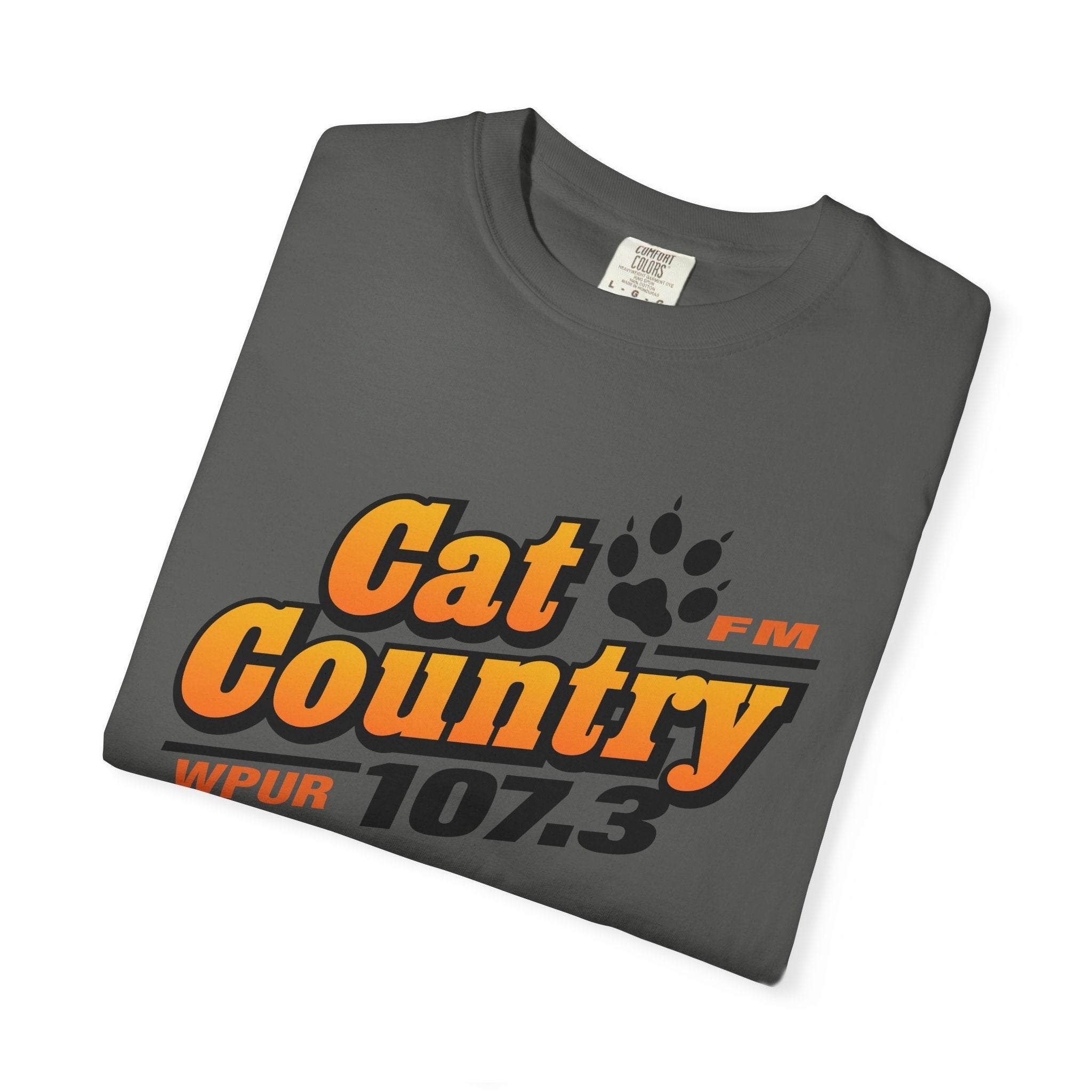 Cat Country 107.3 Unisex Garment-Dyed T-shirt