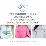 Mama Checkered Crewneck Sweatshirt – Cozy Stylish Mom Pullover