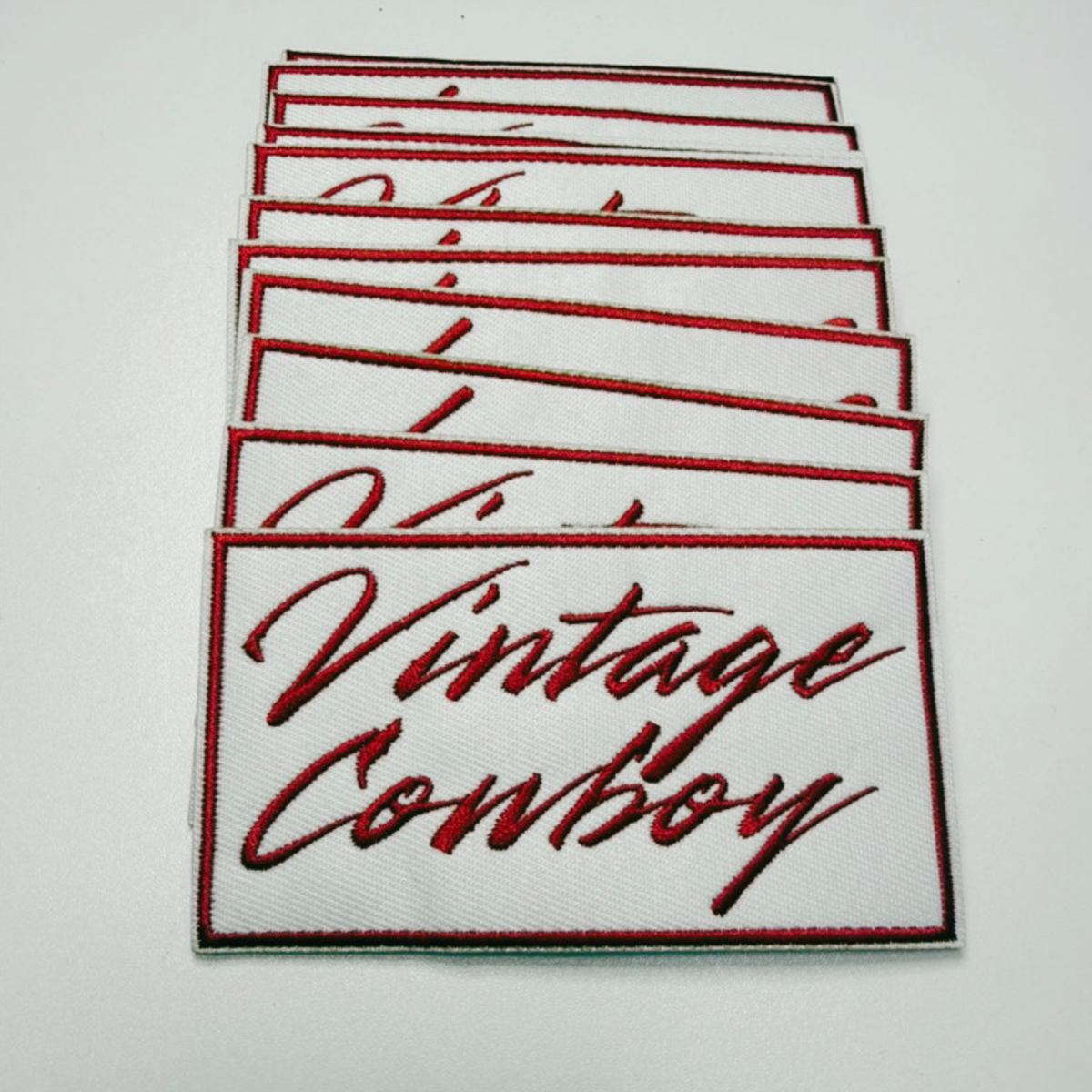 4" Vintage Cowboy - Embroidered Hat Patch