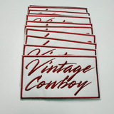 4" Vintage Cowboy - Embroidered Hat Patch