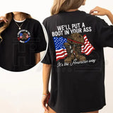 It's the American Way Patriotic Country 4th of July Graphic Tee