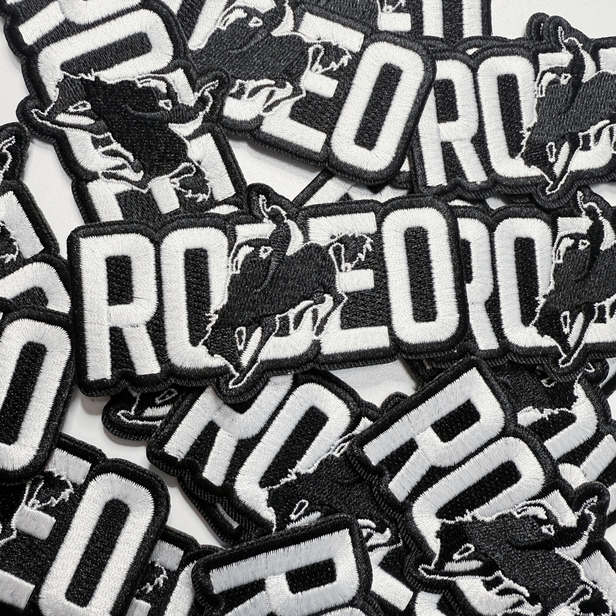 3.5" RODEO - Embroidered Hat Patch