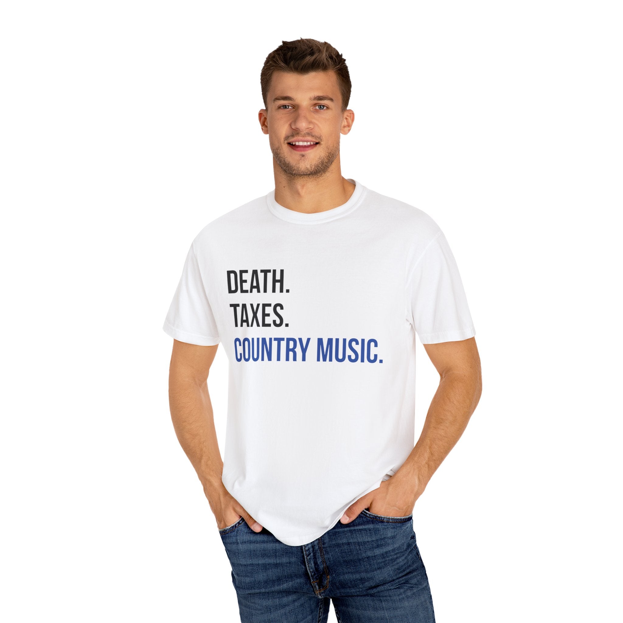 Death, Taxes, Country Music T-shirt
