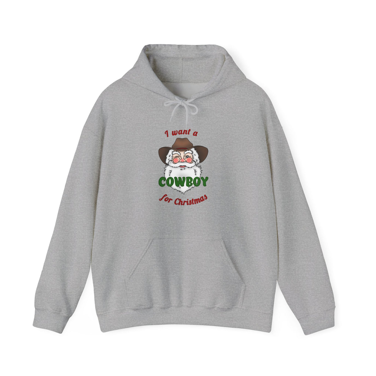 Cowboy Christmas Comfort Hoodie