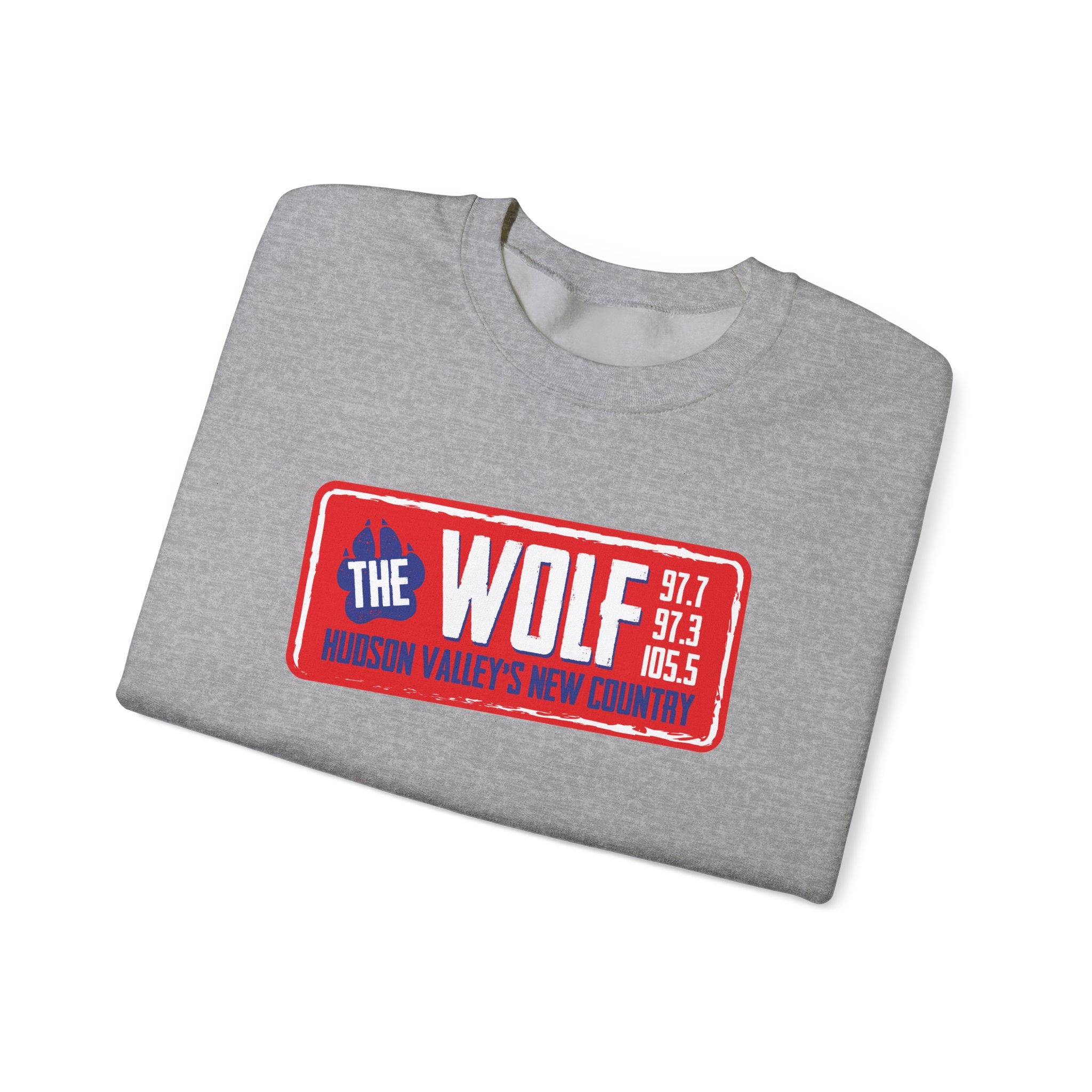 97.7/97.3 The Wolf Unisex Heavy Blend™ Crewneck Sweatshirt