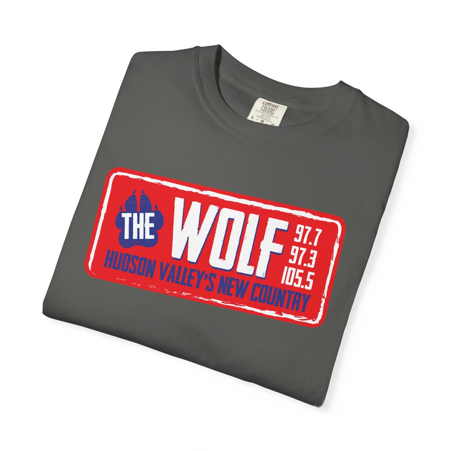 97.7/97.3 The Wolf Unisex Garment-Dyed T-shirt