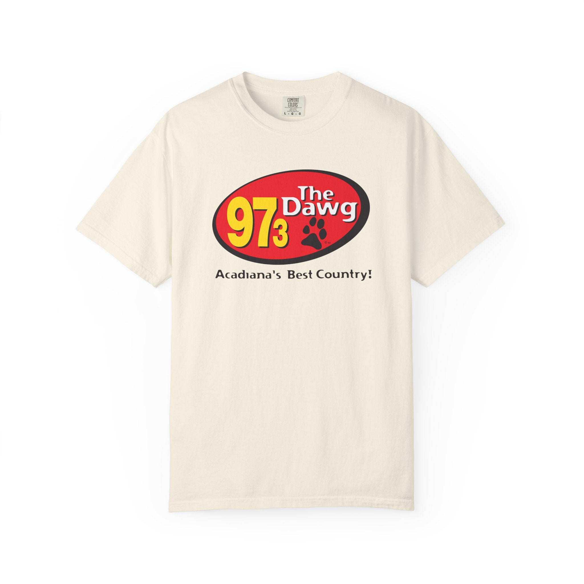 97.3 The Dawg Unisex Garment-Dyed T-shirt
