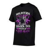 Soldiers Don't Brag Moms Do Proud Army Mom Moisture-Wicking Tee