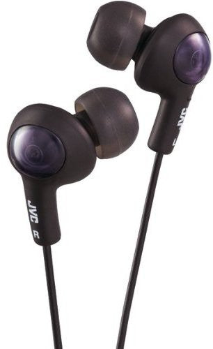 Jvc Hafr6B Gumy Plus Earbud Headphones Mic Black - JVC HA-FR6-B Gumy Plus Earbud Headphones With Microphone (Black)