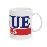 KNUE 101.5 Ceramic Mug, (11oz, 15oz)