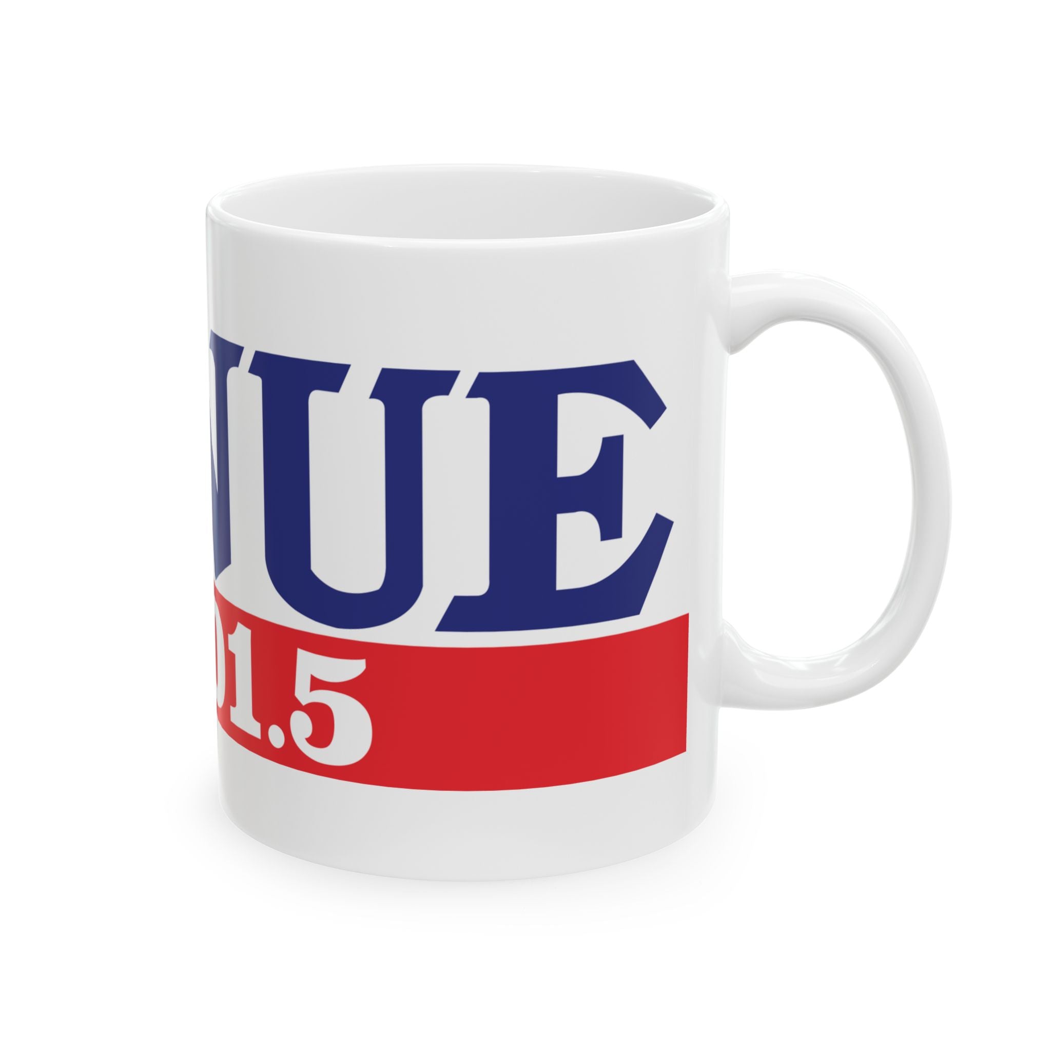 KNUE 101.5 Ceramic Mug, (11oz, 15oz)