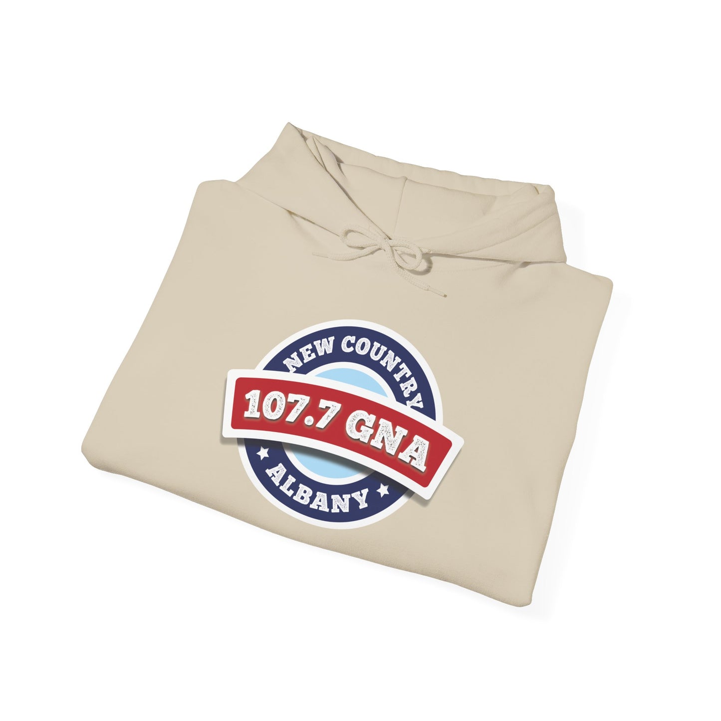 107.7 GNA New Country Unisex Heavy Blend™ Hooded Sweatshirt