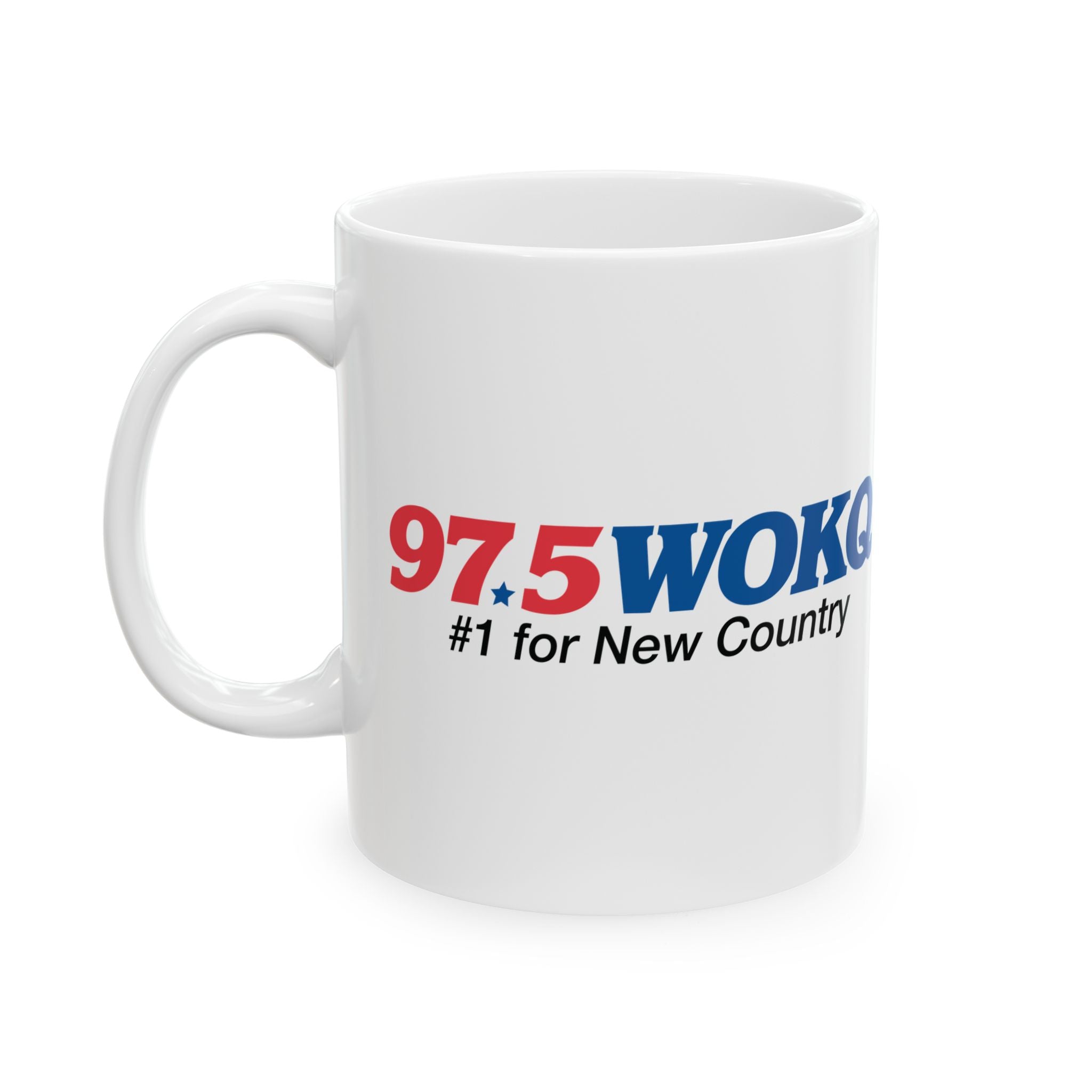 97.5 WOKQ Ceramic Mug, (11oz, 15oz)