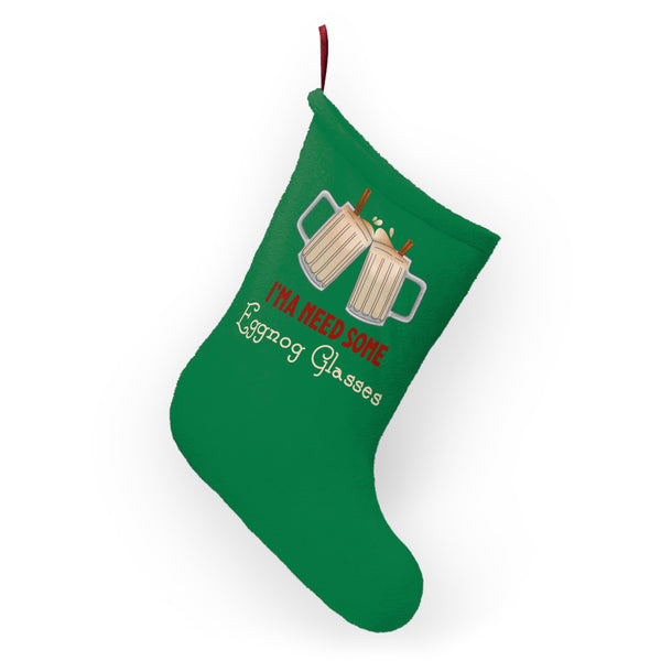 Eggnog Glasses Stocking