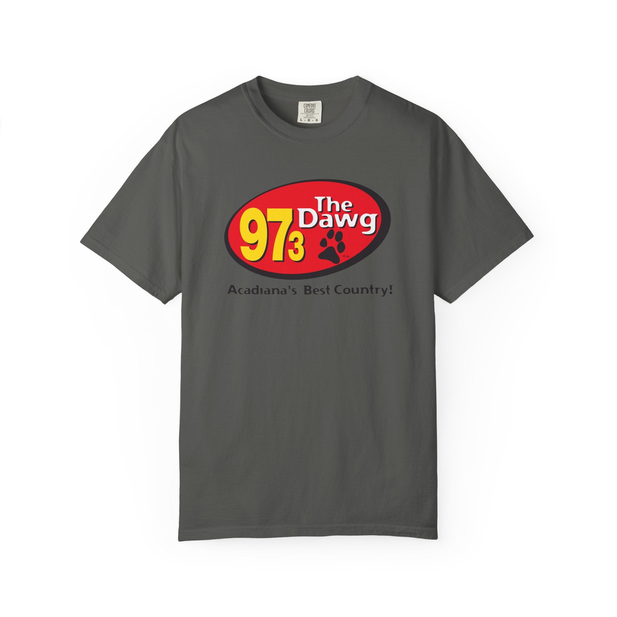 97.3 The Dawg Unisex Garment-Dyed T-shirt