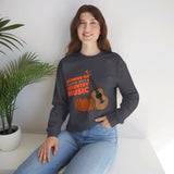 Running on Pumpkin Spice Country Music  Crewneck Sweatshirt