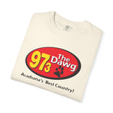 97.3 The Dawg Unisex Garment-Dyed T-shirt