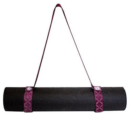 Deluxe Mat Strap (Wine) - MERRITHEW Deluxe Mat Strap (Wine), 38 inch / 96.5 cm