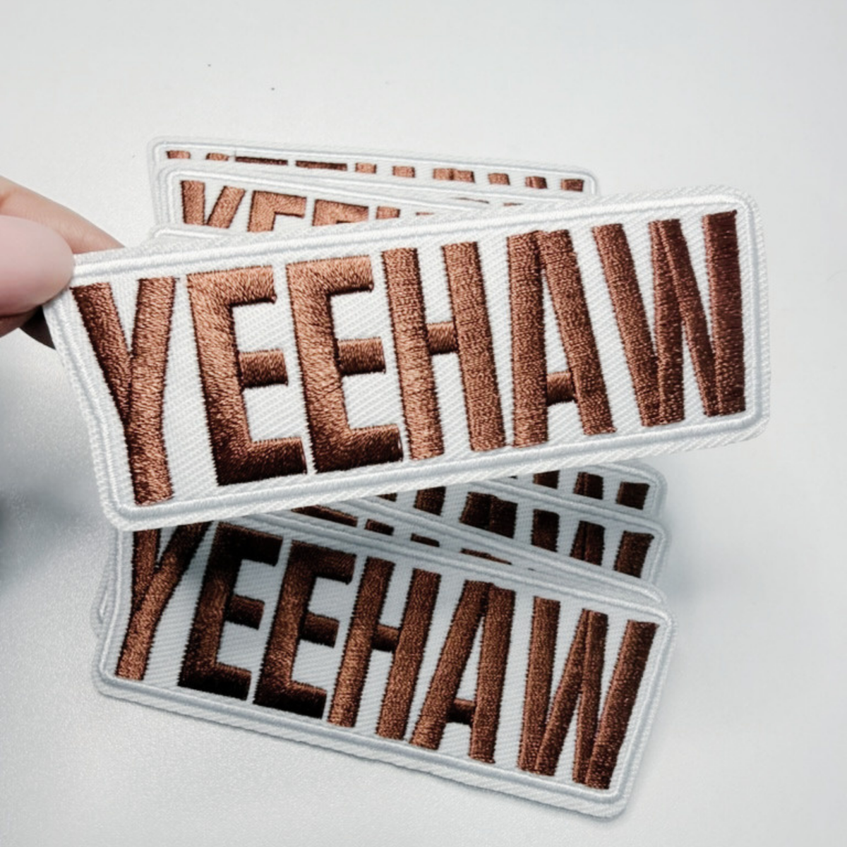 4" YEEHAW - Embroidered Hat Patch