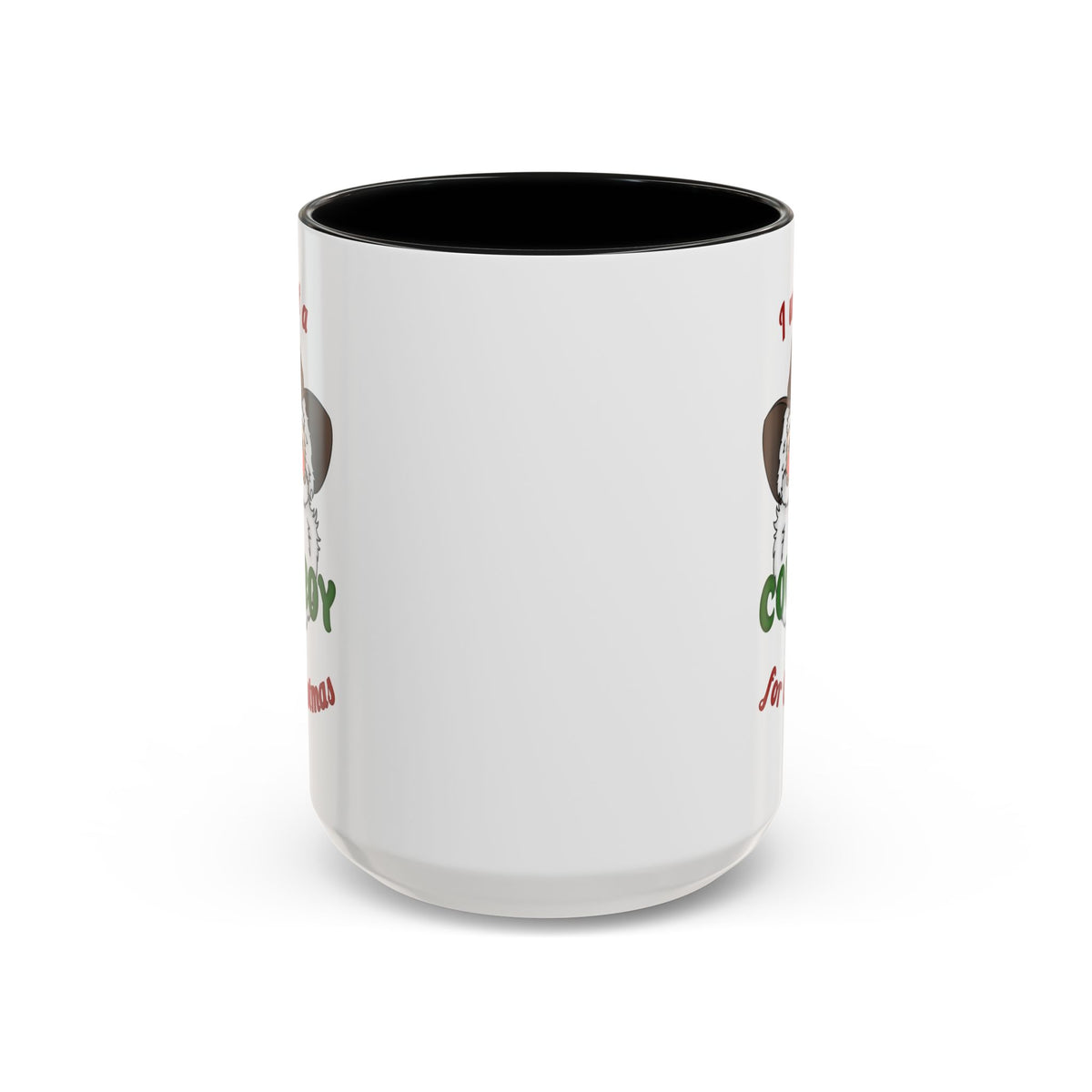 Cowboy for Christmas Accent Coffee Mug (11, 15oz)