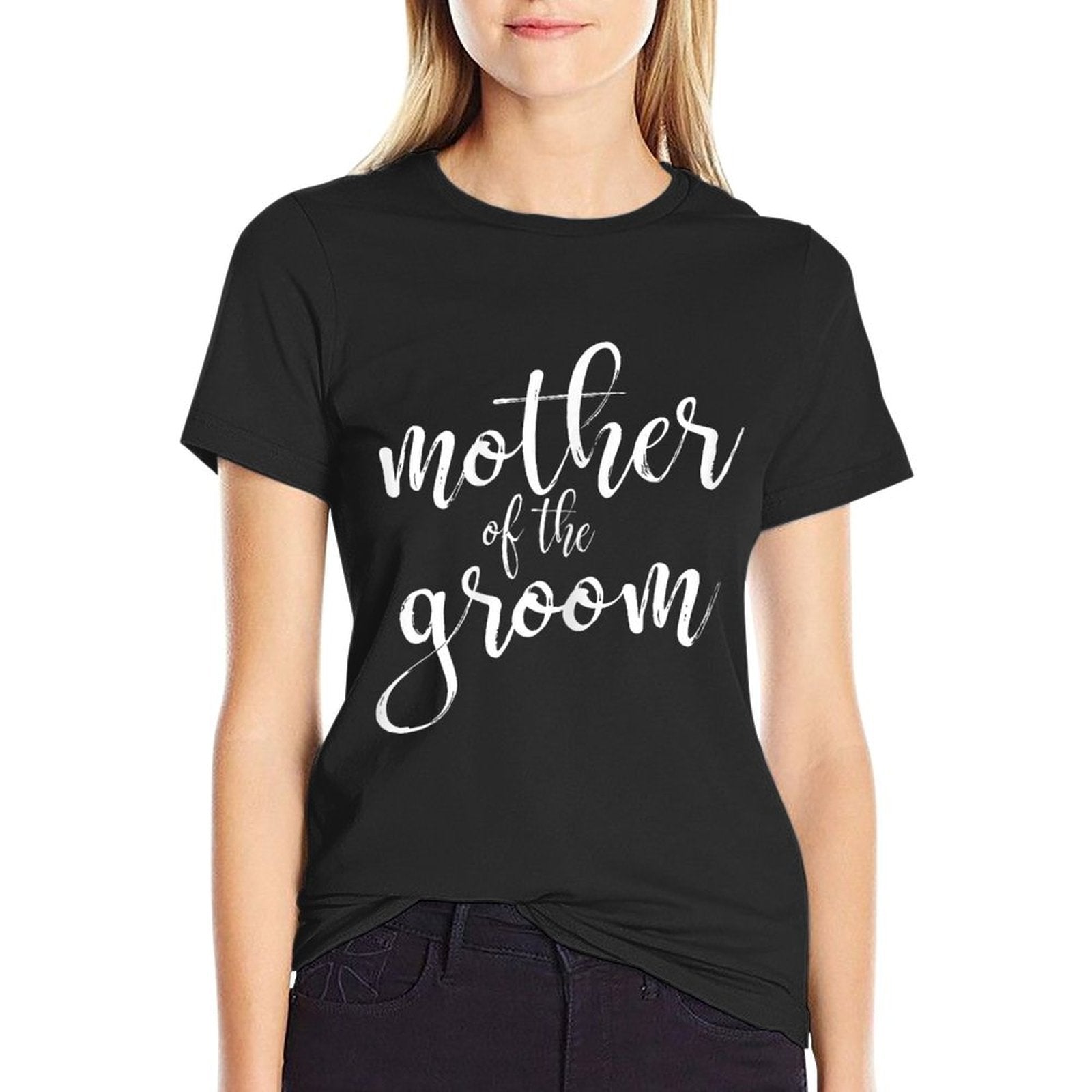 Mother of the Groom Matching Bridal Shower Stretchy Tee – Wedding