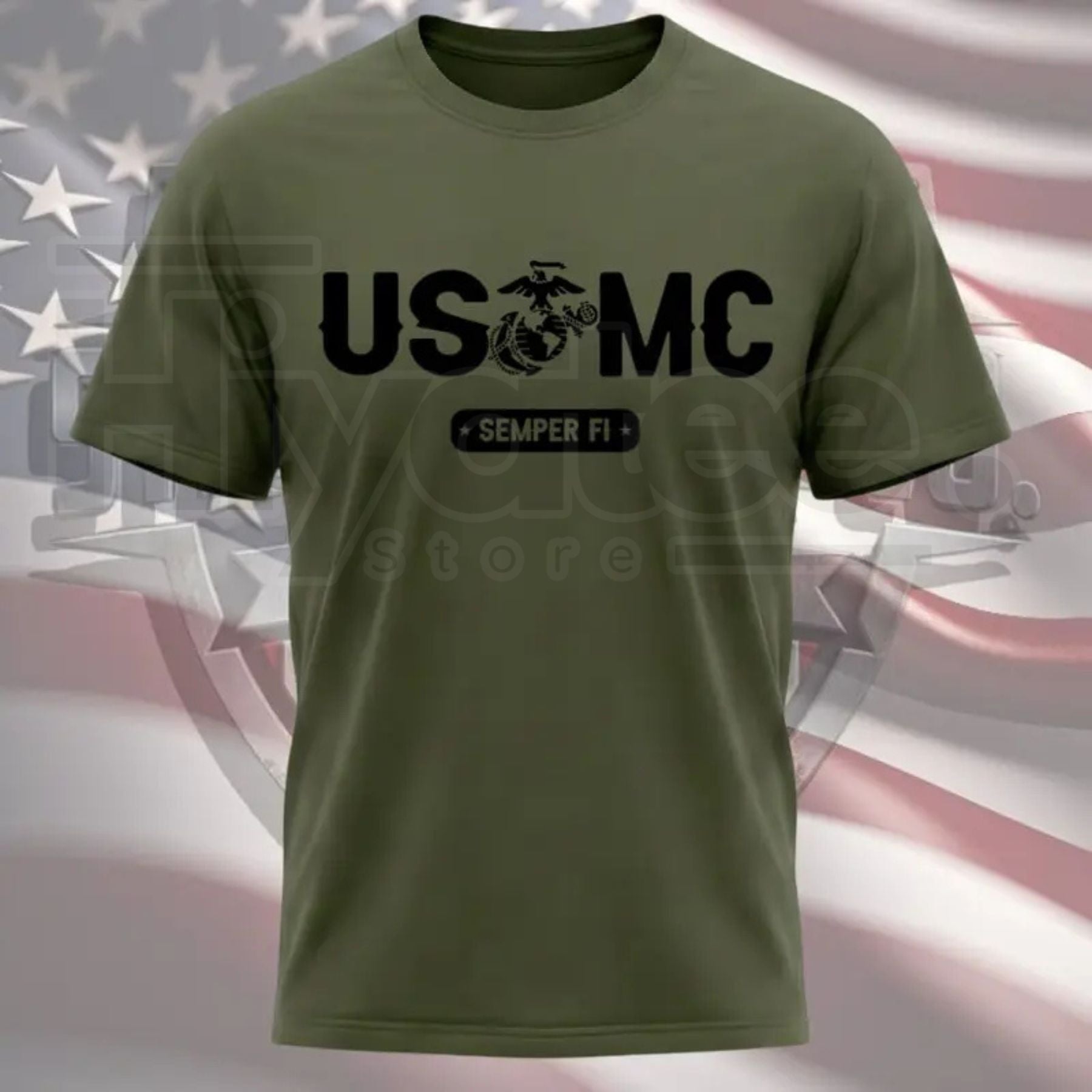 American Veteran Patriotic T-Shirt – Military Tribute Graphic Tee